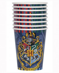 Pack 8 copos descartáveis Harry Potter