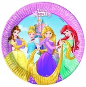 Pack 8 Pratos Festa Princesas Disney 19cm - Heart Strong