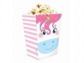 Pack Caixas Pipocas Unicórnio Feliz - 4 unid