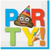 Pack de 16 guardanapos Party 33cm Emoji