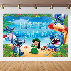 Painel Decorativo Stitch Disney 100x150cm