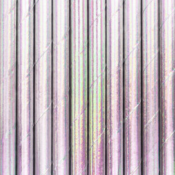 Palhinhas Papel Iridescentes Rosa 10 uni