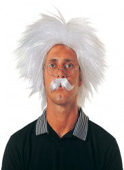Peruca + Bigode Einstein Adulto