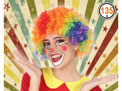 Peruca Colorida Adulto Palhaço