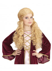 Peruca de princesa loira