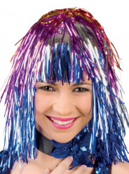Peruca Fitas Coloridas Adulto