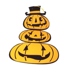 Pingente Decorativo Abóboras Halloween