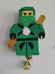 Pinhata Lego Ninjago Verde Lloyd 40cm
