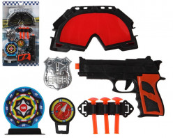 Pistola Polícia Dardos + Acessórios