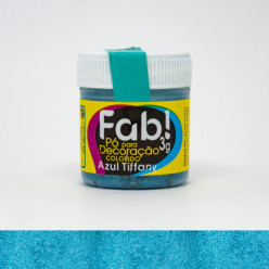 Pó para Decoração FAB Azul Tiffany 3g