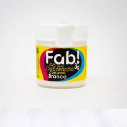 Pó para Decoração FAB Branco 3g