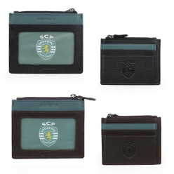 Porta-cartões C/ Porta-moedas Sporting