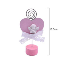 Porta Fotos Anjinho Rosa