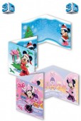 Postal Felicitações 3D Disney Minnie