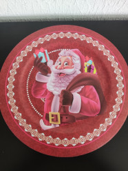 Prato Decorativo Natal 33cm