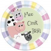 Pratos Animais da Quinta – 8 Und