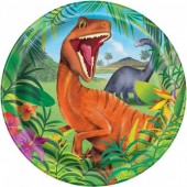 Pratos Dinossauros 23cm – 8 Und