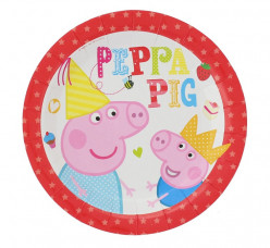 Pratos Festa 18cm Peppa 8 unid