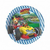 Pratos Mickey Super Pilotos 20cm - 8 Und