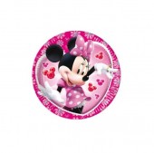 Pratos Minnie 20cm - 8 Und