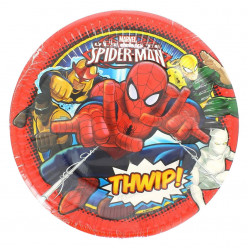 Pratos Spiderman Thwip! 20cm