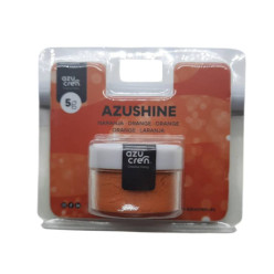 Purpurina Comestível em Pó Laranja Azushine 5 Gr