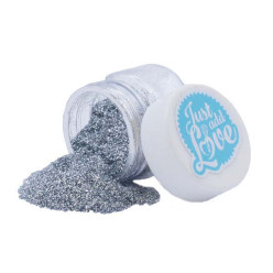 Purpurina Glitter Prateado 10 ml