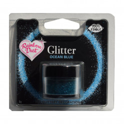 Purpurinas Comestíveis Glitter Ocean Blue RD