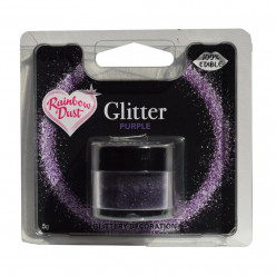 Purpurinas Comestíveis Glitter Purple RD