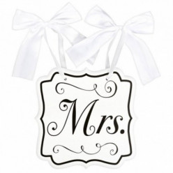 Quadro MDF Casamento Mrs.