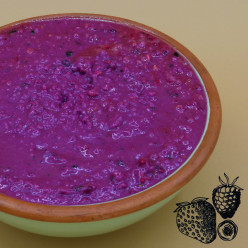 Recheio Creme Crocante Frutos Silvestres 500g