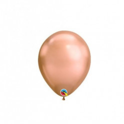 Saco 100 Balões Rose Gold Chrome 7