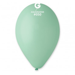 Saco 100 Balões Verde Água 10" (26cm)