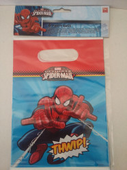 Sacos brinde Spiderman Twwip 6 unid