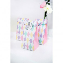 Sacos Brinde Unicórnio - 6 Und