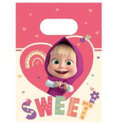 Sacos de Lembranças de Papel Sweet Masha e O Urso