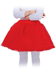 Saia de Tule Vermelho - Tutu