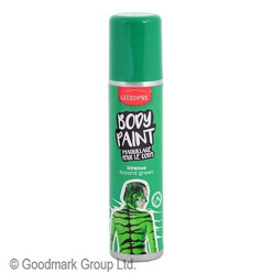 Spray Tinta Para Pintura Corporal Verde