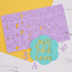 Stamp Carimbo Letras Elegant