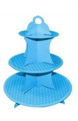 Stand Cupcakes 3 Andares Azul