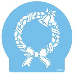 Stencil Coroa Natal JEM