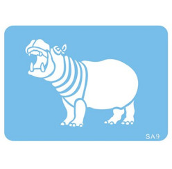 Stencil Hipopótamo JEM