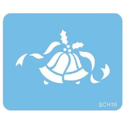 Stencil Sinos Natal JEM