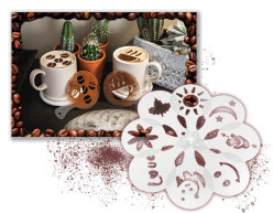Stencils para Decorar Café 8 uni