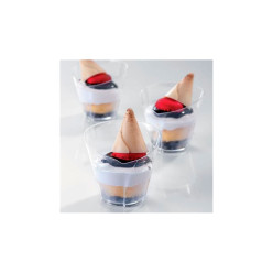 Taça Sobremesa cone 70ml