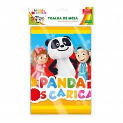 Toalha Festa Panda e os Caricas