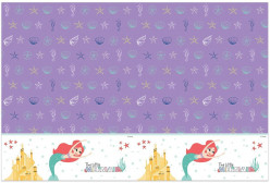 Toalha plástica Princesa sereia Ariel Under The Sea