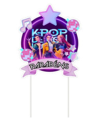 Topo Bolo Guerreiras K-Pop (Demon Hunters)