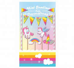 Topper Bolo aniversario Unicórnio