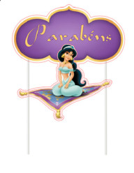 Topper Bolo Jasmine Disney